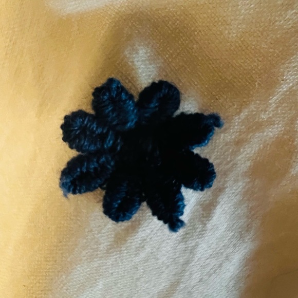 Farm Rio Women’s White and Blue Floral CropTop Size Small - Picture 9 of 12